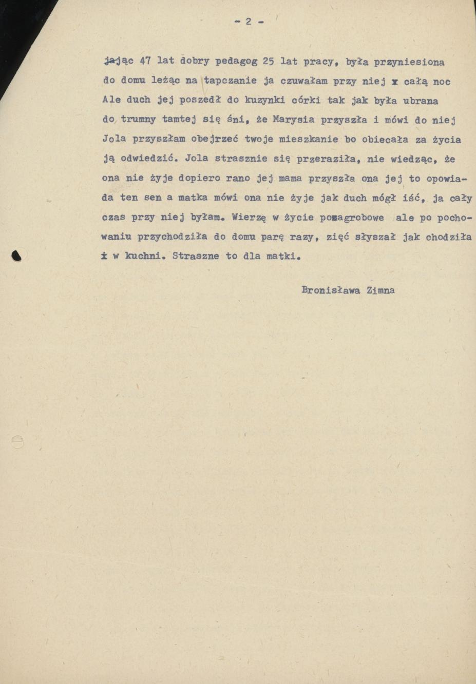 Opowieść o śmierci mojej córki