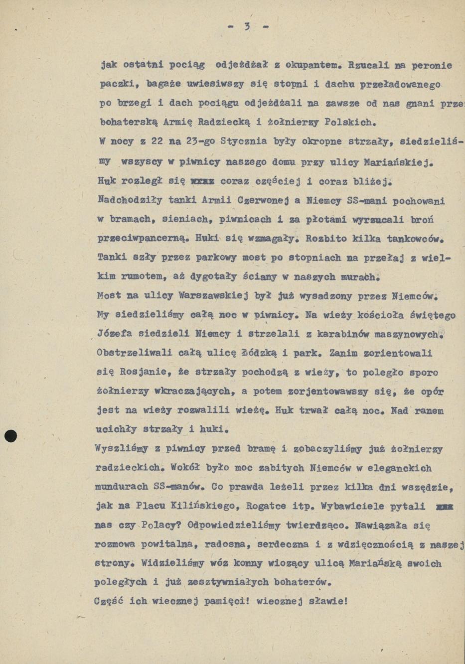 23 stycznia 1945 - dzień wyzwolenia miasta Kalisza