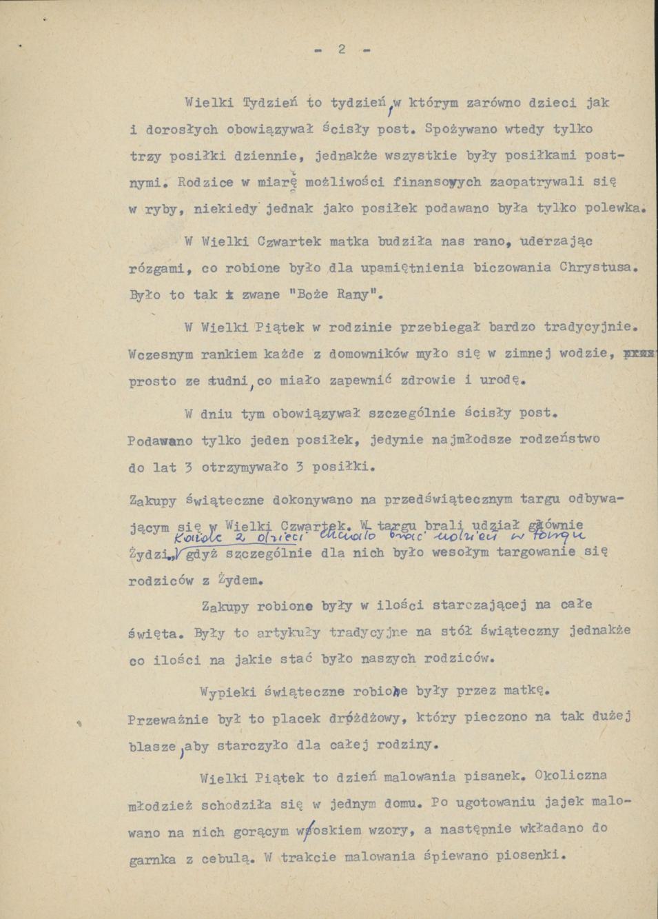 Przygotowania do świąt i dni świąteczne