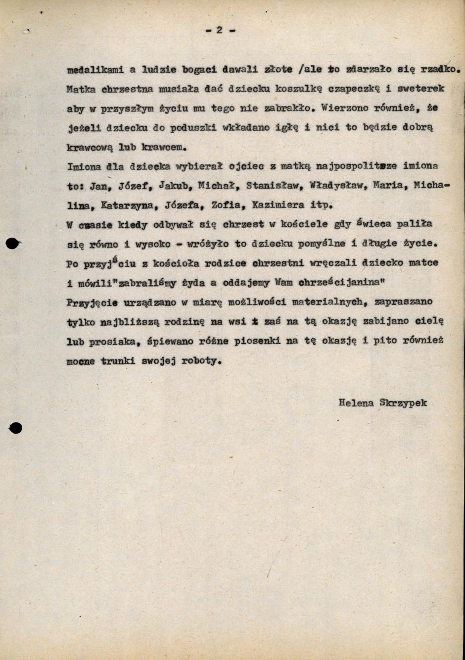 Jak odbywał się dawniej chrzest dziecka