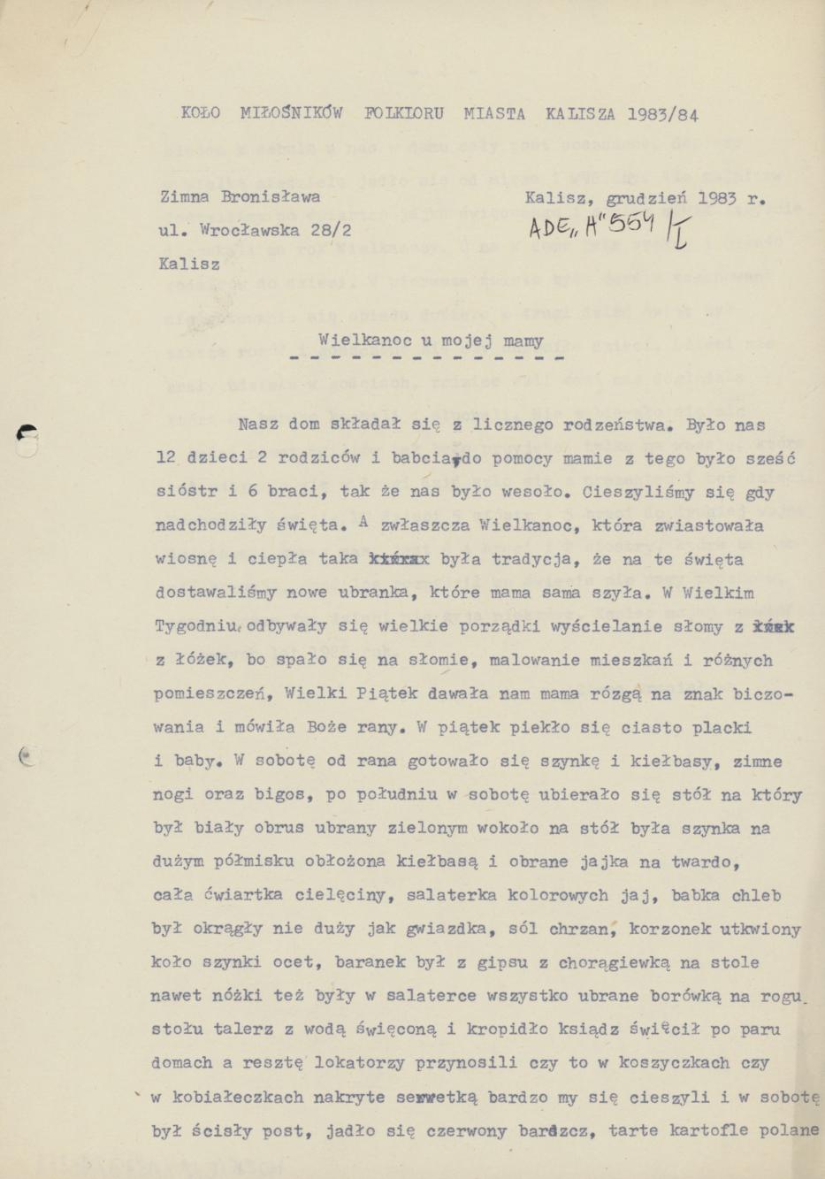 Wielkanoc u mojej mamy