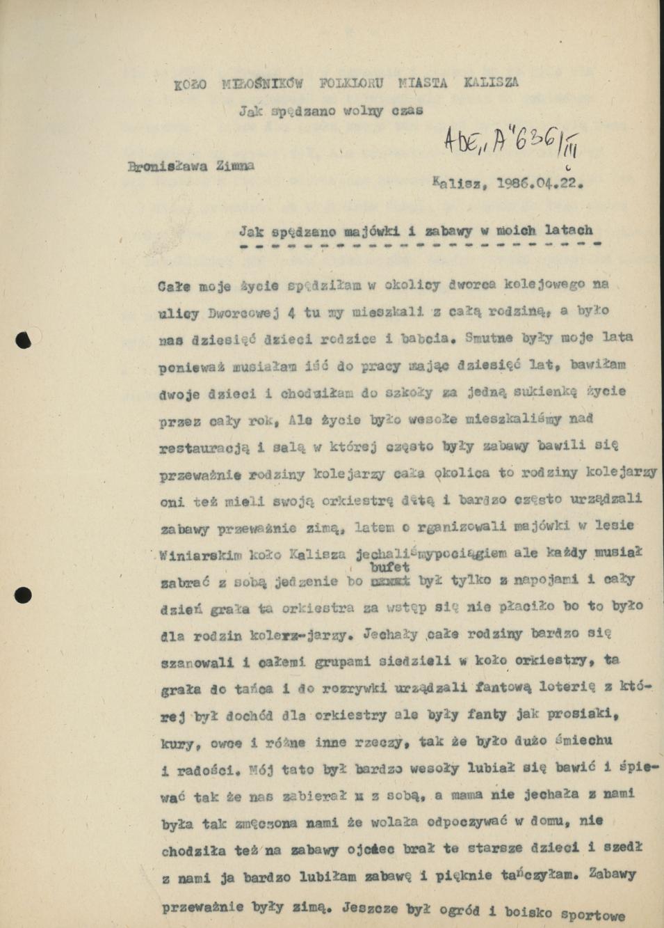 Jak spędzano majówki i zabawy w moich latach