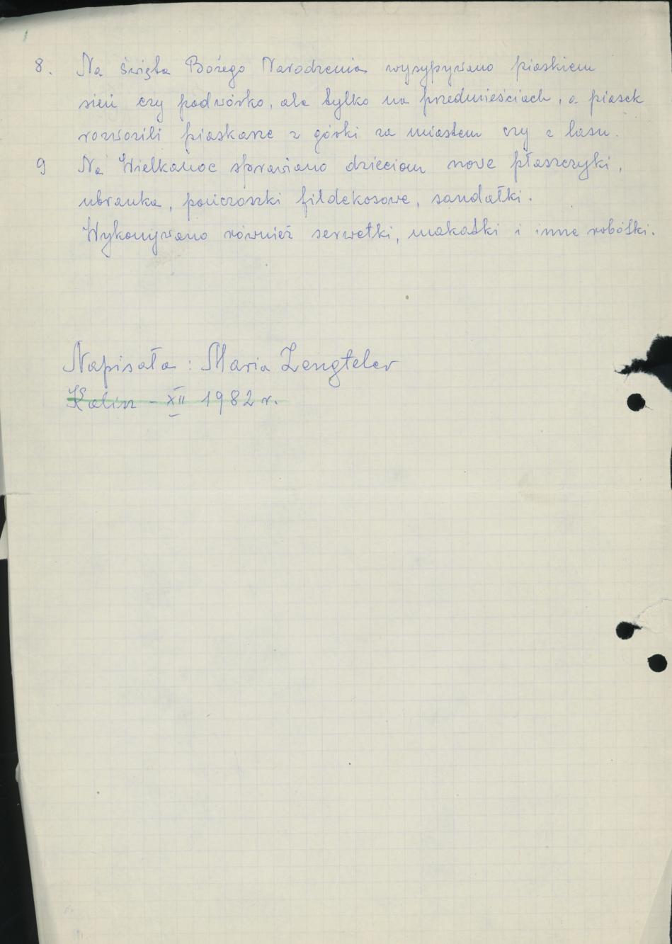 Porządki i sprawunki świąteczne