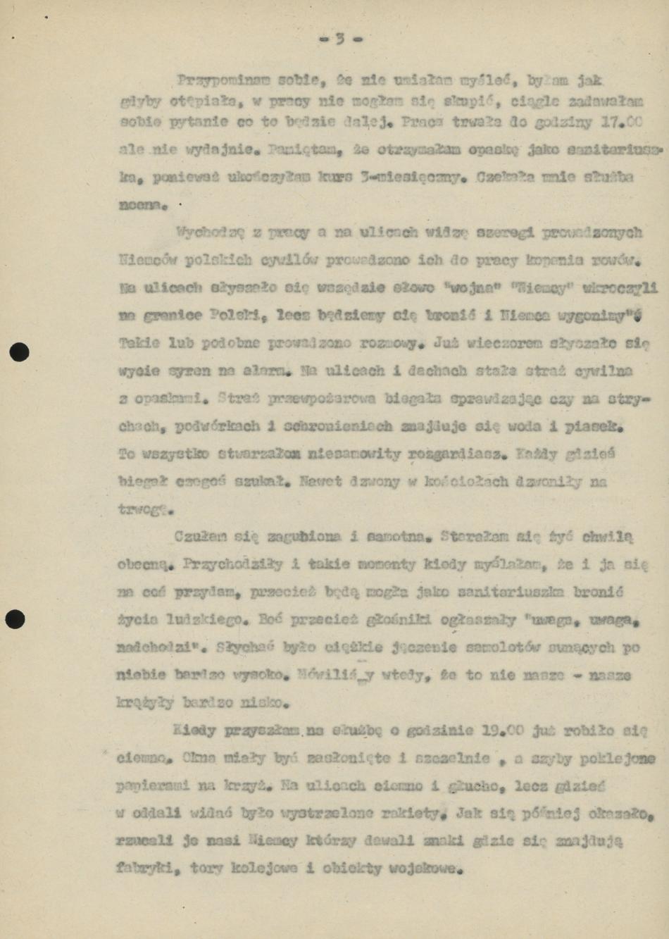 Moje wspomnienia i przeżycia w dniu 1 września 1939 r.