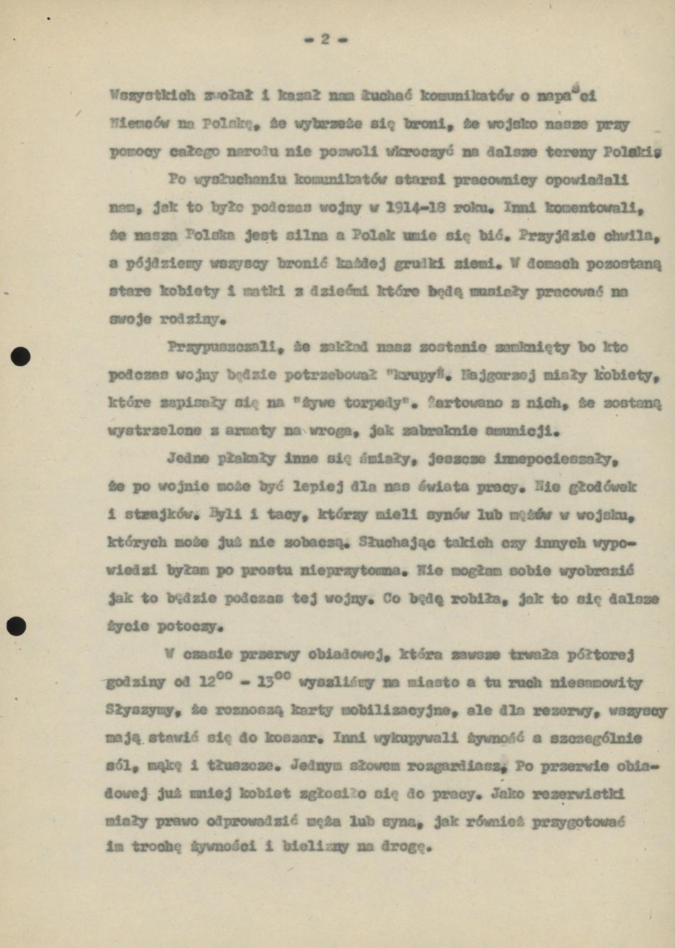 Moje wspomnienia i przeżycia w dniu 1 września 1939 r.