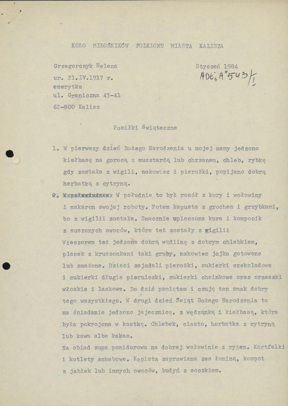 Posiłki świąteczne