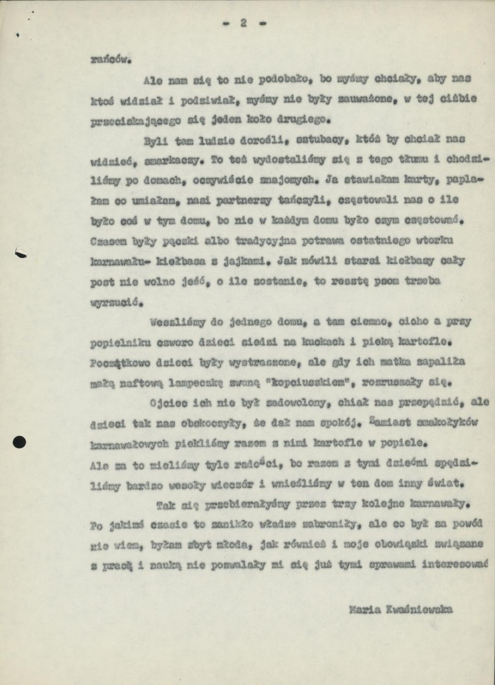 Ostatni wtorek karnawału - rok 1922