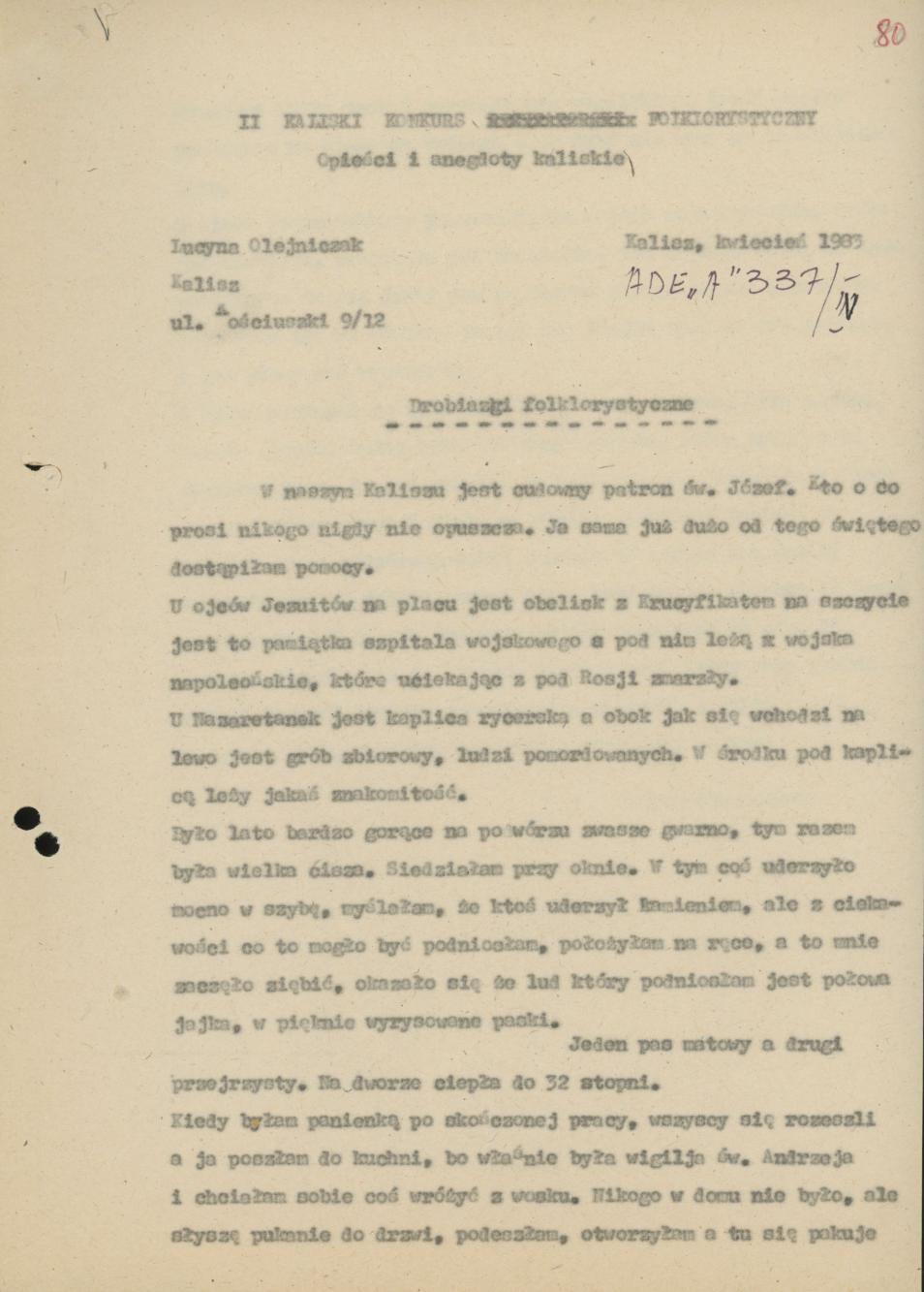 Drobiazgi folklorystyczne