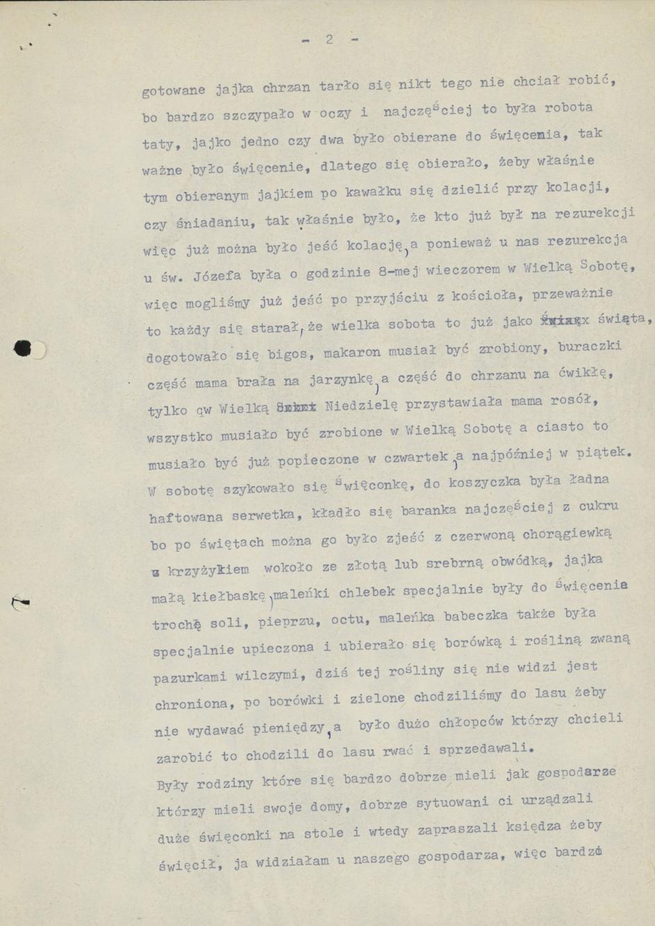 Święta Wielkanocne u mojej mamy sprzed II wojny