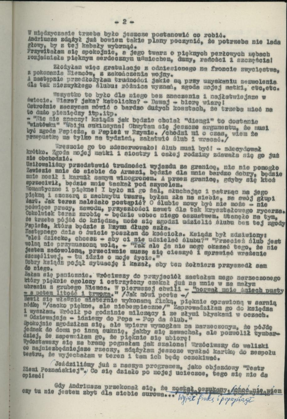 Z pamiętnika aktorki, Sylwii Dławichowskiej