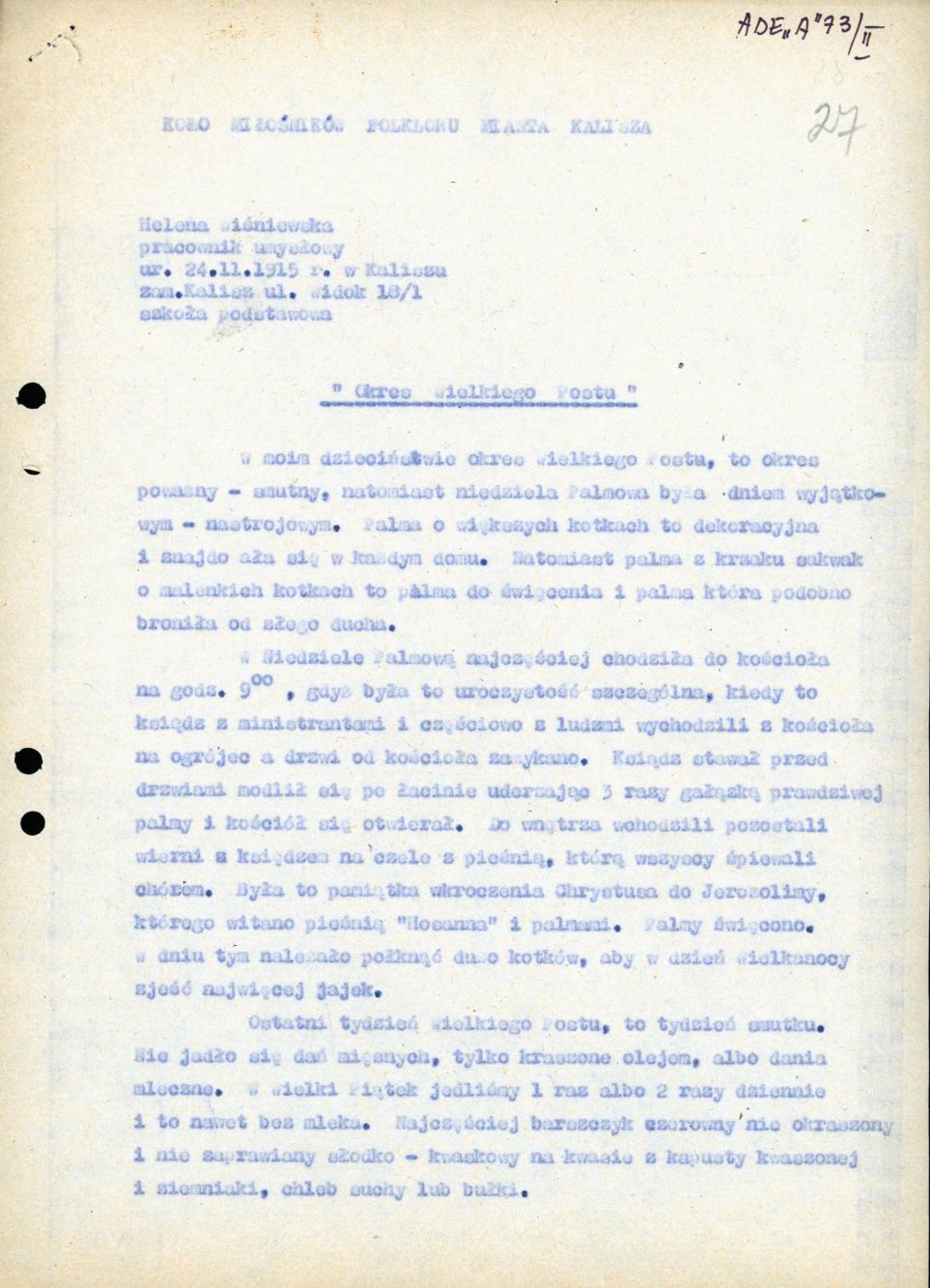 Okres Wielkiego Postu