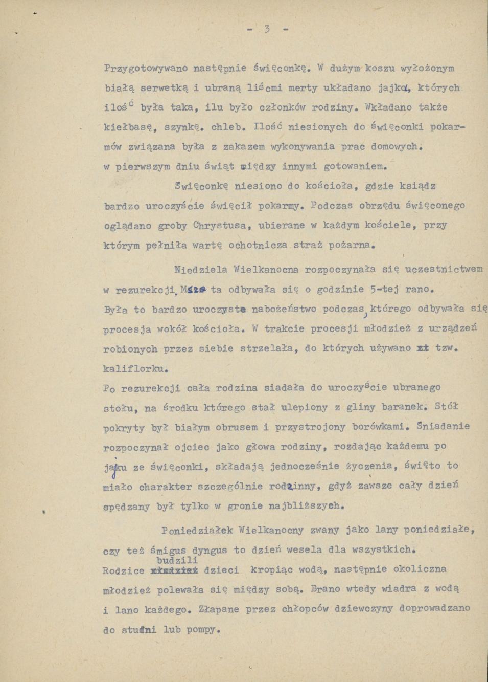 Przygotowania do świąt i dni świąteczne