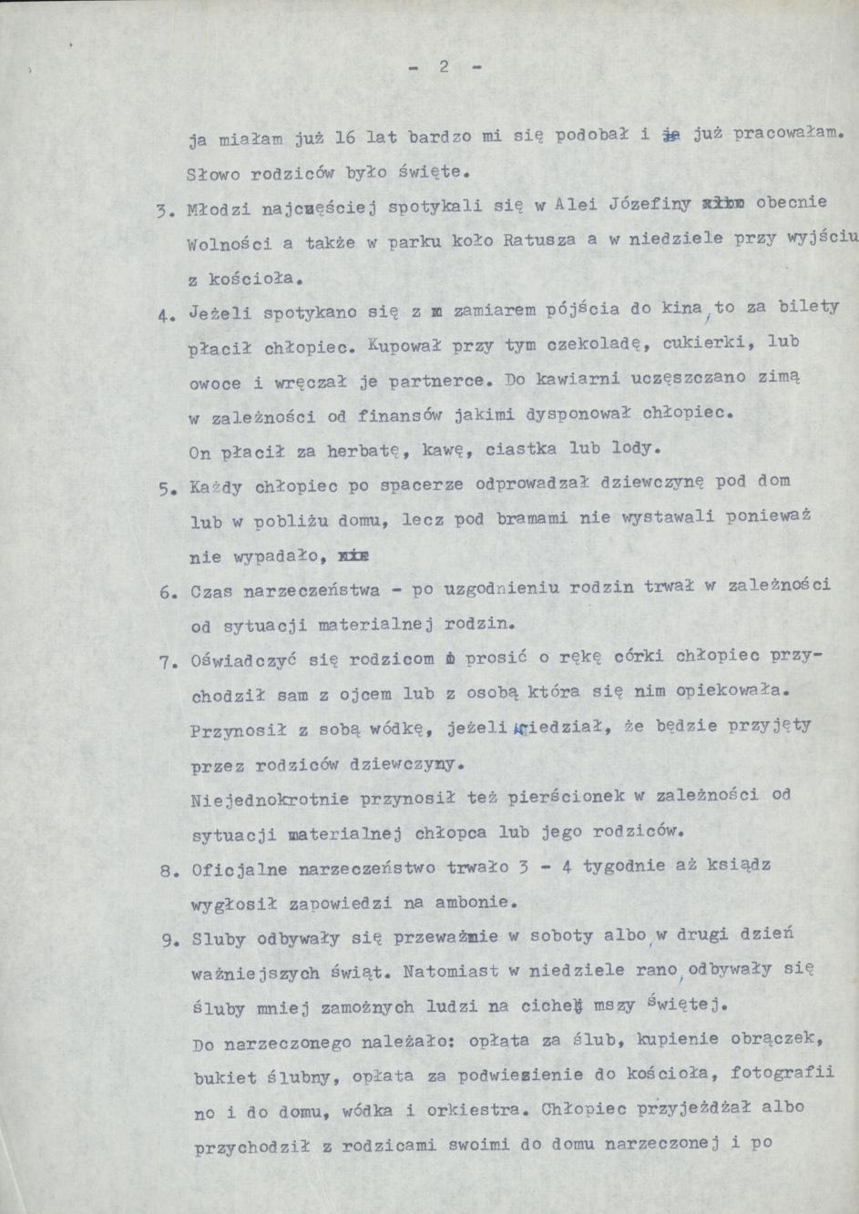 Zwyczaje związane z poznaniem, zaręczynami i ślubem młodych ludzi