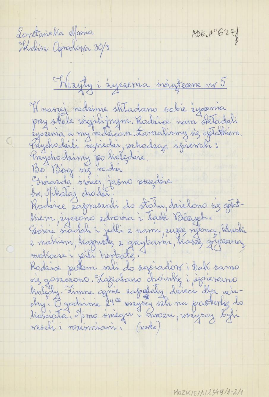 Wizyty i życzenia świąteczne