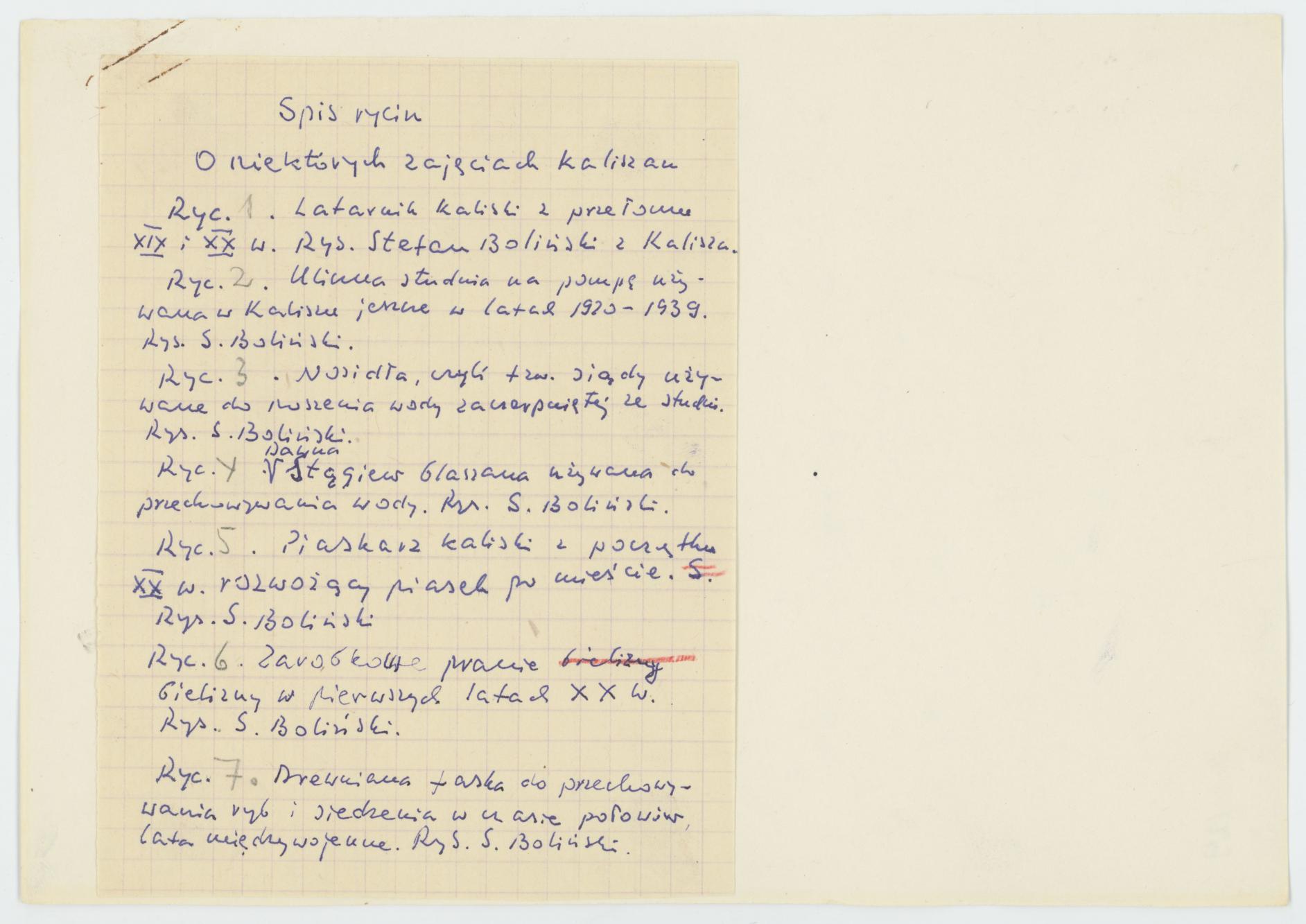 O niektórych zajęciach kaliszan, cz. 3