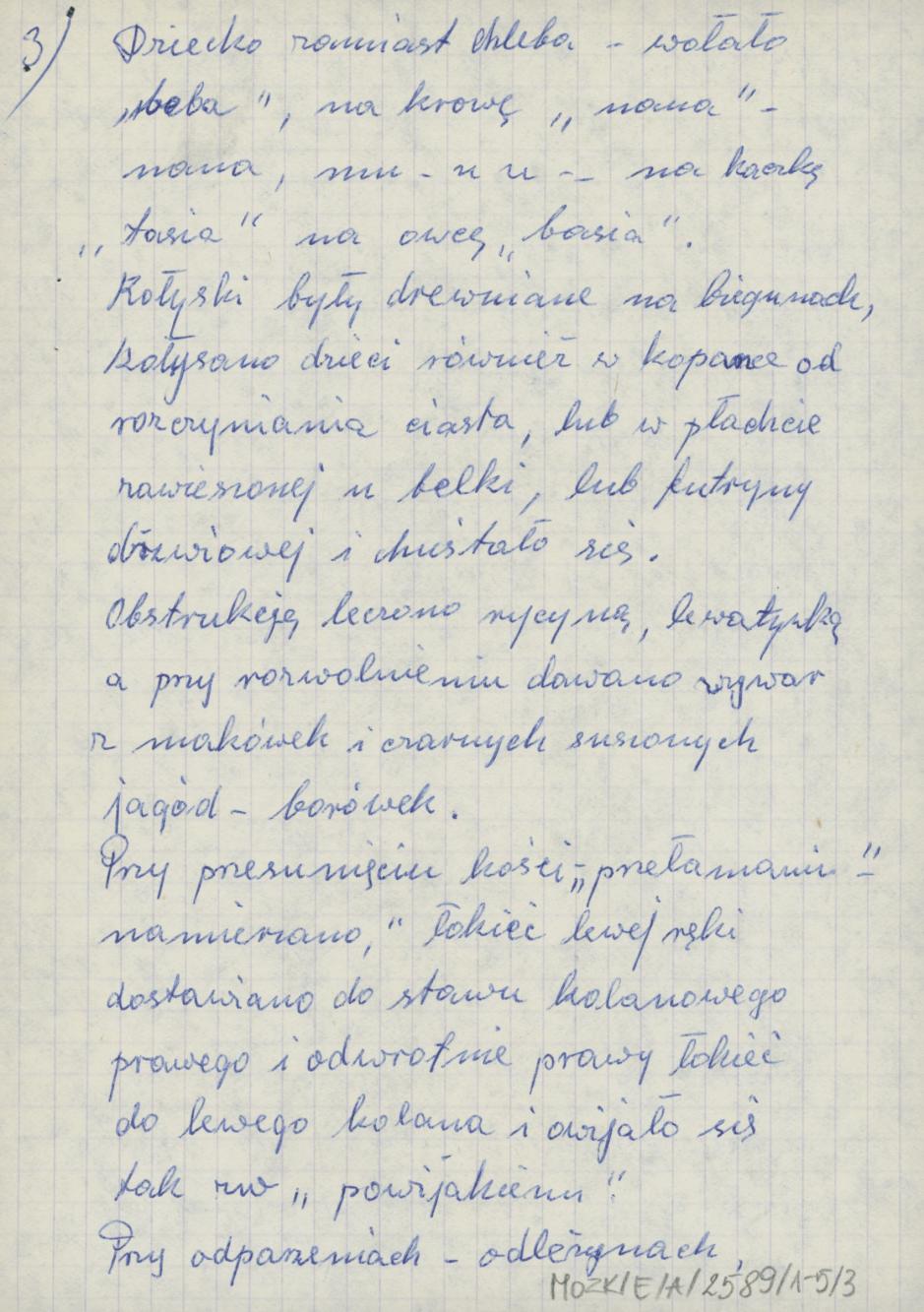 Dawne odżywianie dzieci, ich zabawianie i leczenie