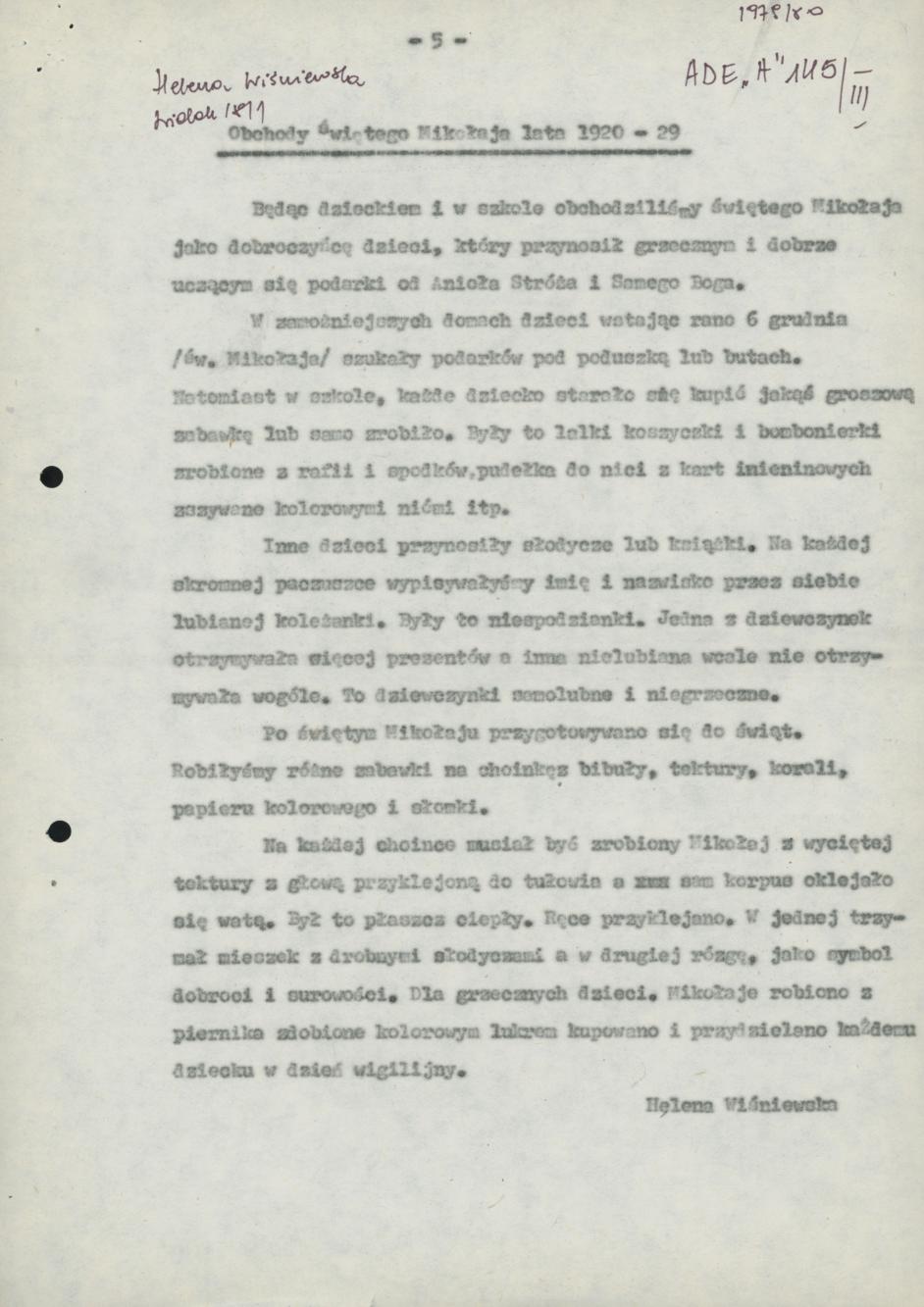 Obchody Świętego Mikołaja, lata 1920-29