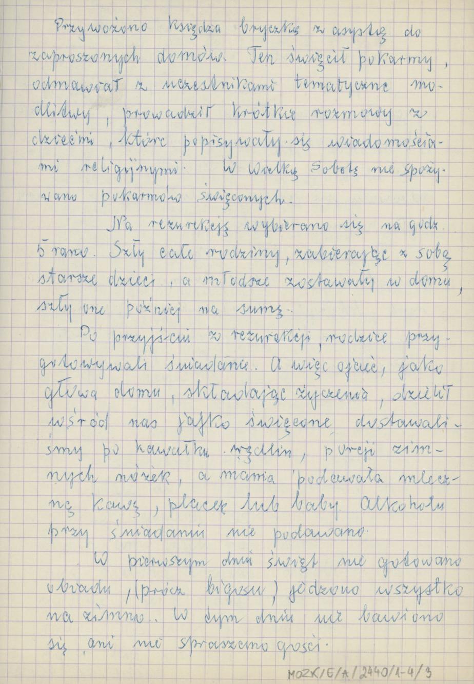 Tradycje wielkanocne w moim domu