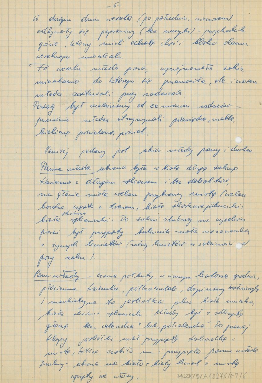 Zwyczaje rodzinne i towarzyskie. Wesele