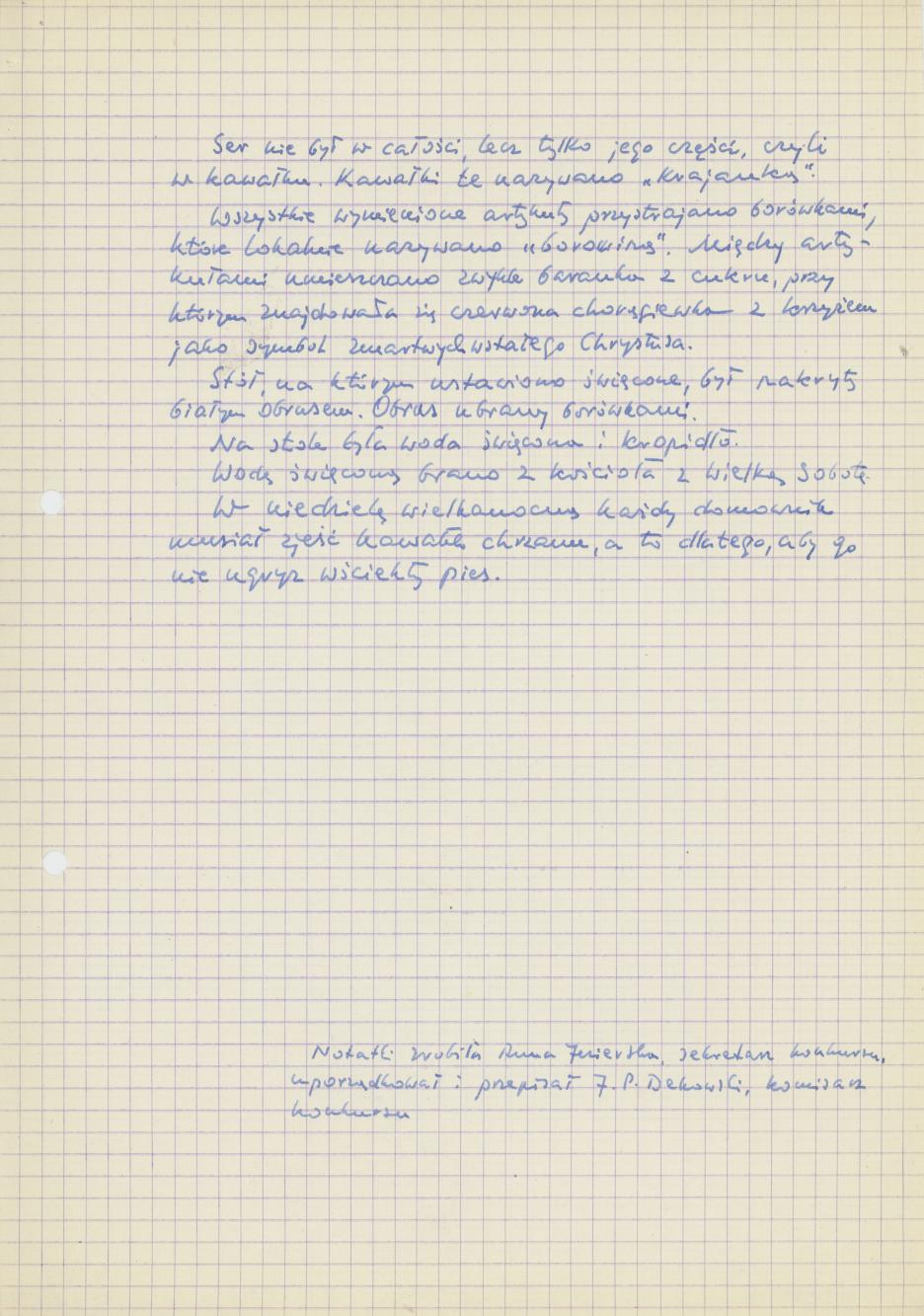 Święcenie wielkanocnych pokarmów w Kaliszu (okres międzywojenny)