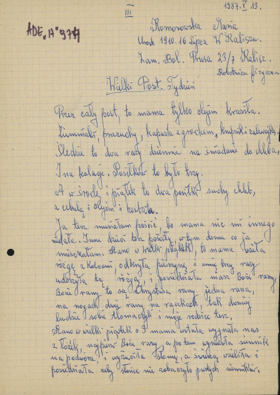 Wielki Post. Tydzień