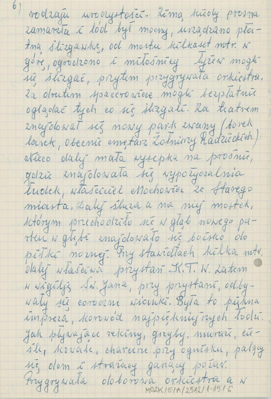 Wspomnienia z dawnych czasów, cz. 1