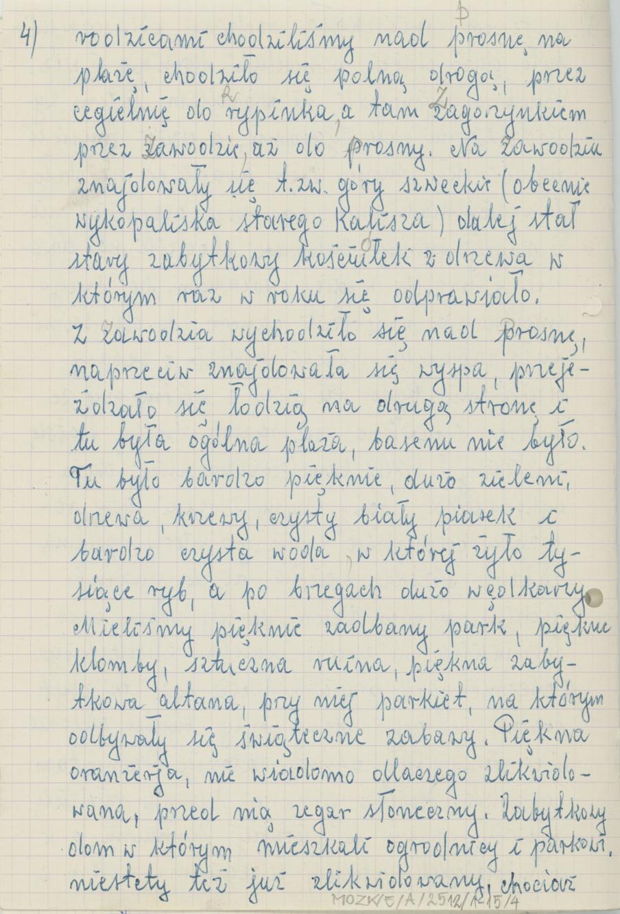 Wspomnienia z dawnych czasów, cz. 1