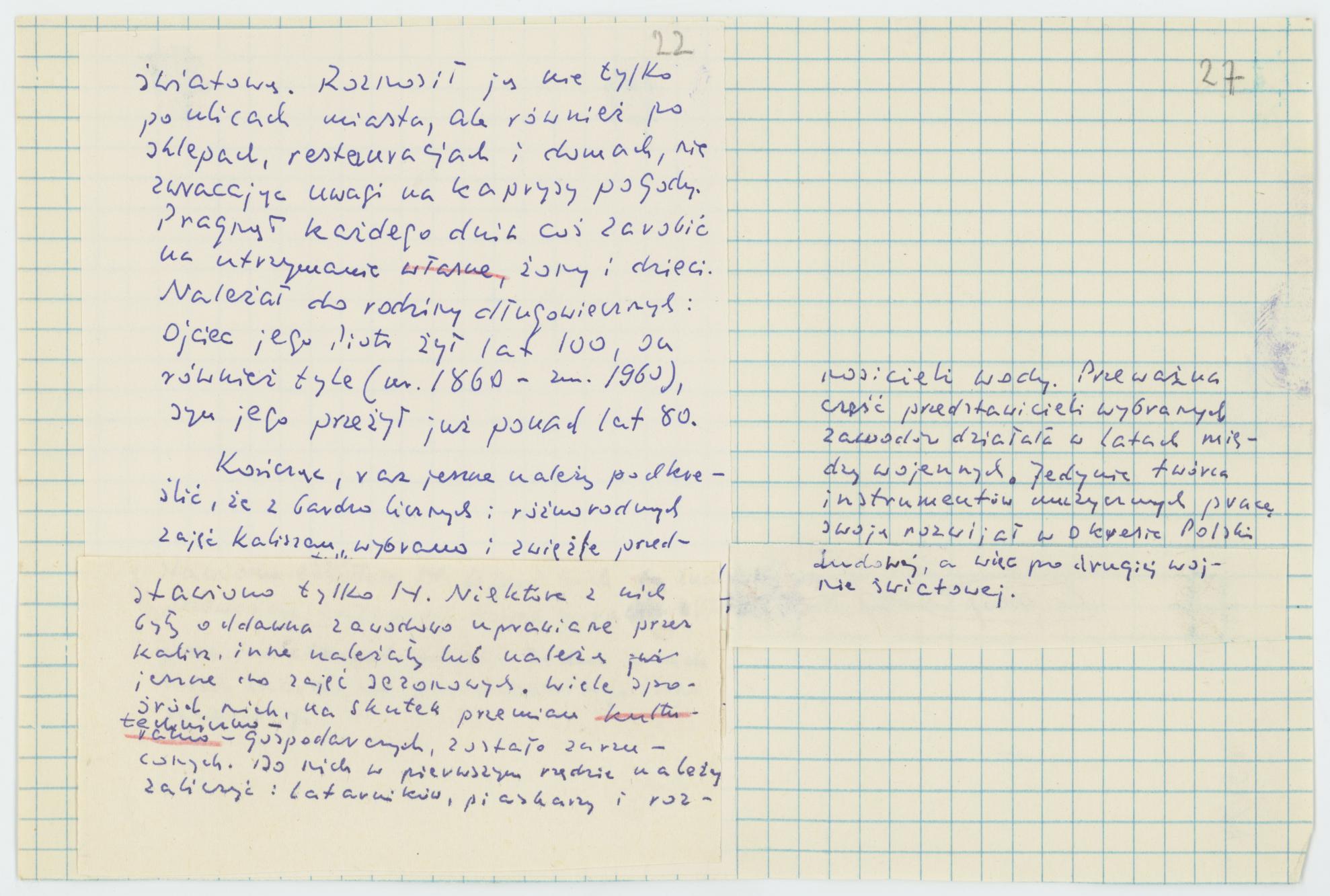 O niektórych zajęciach kaliszan, cz. 3