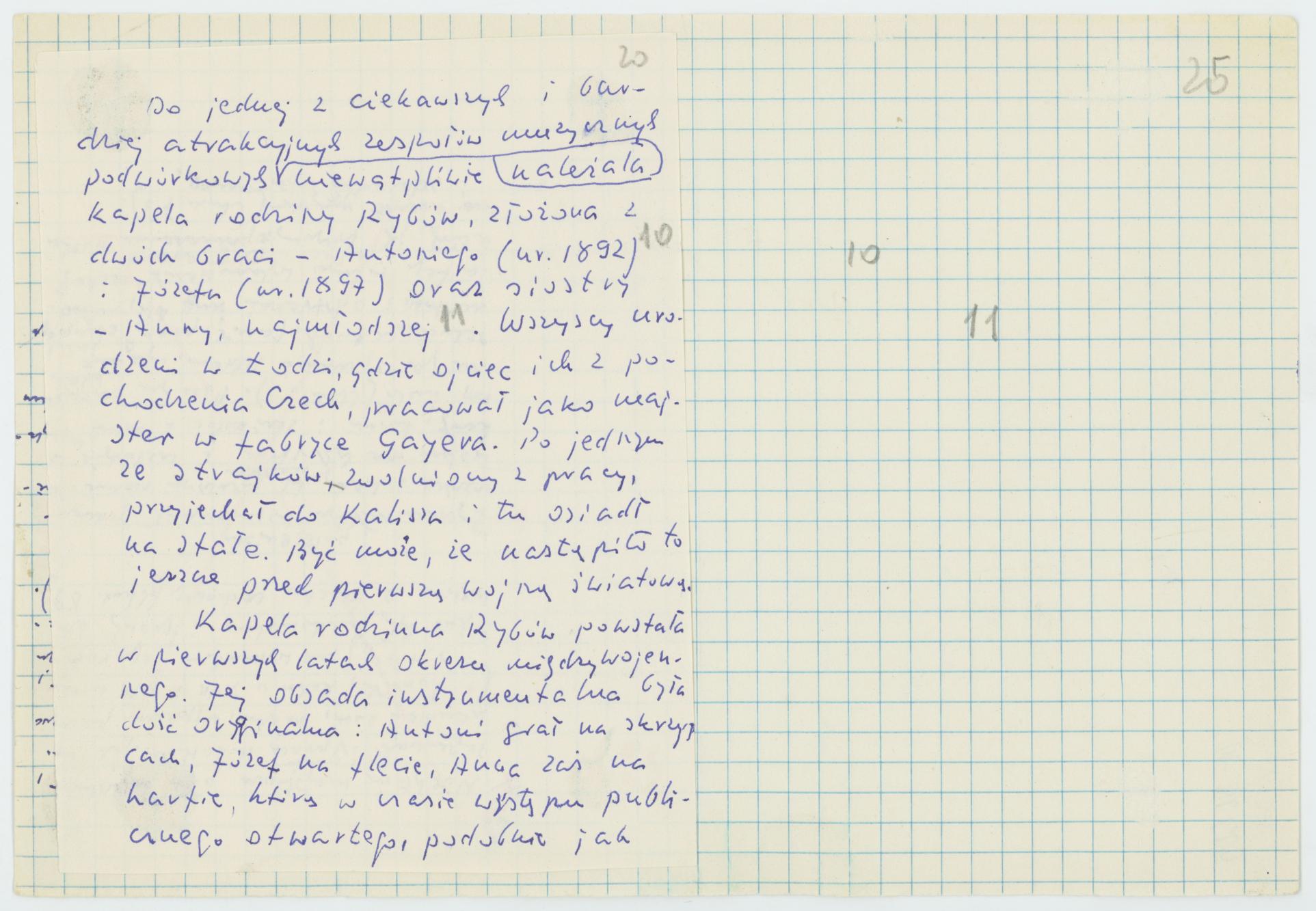 O niektórych zajęciach kaliszan, cz. 3