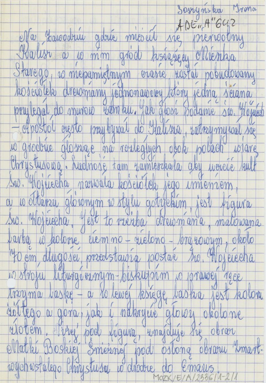 Na Zawodziu, gdzie mieścił się pierwotny Kalisz