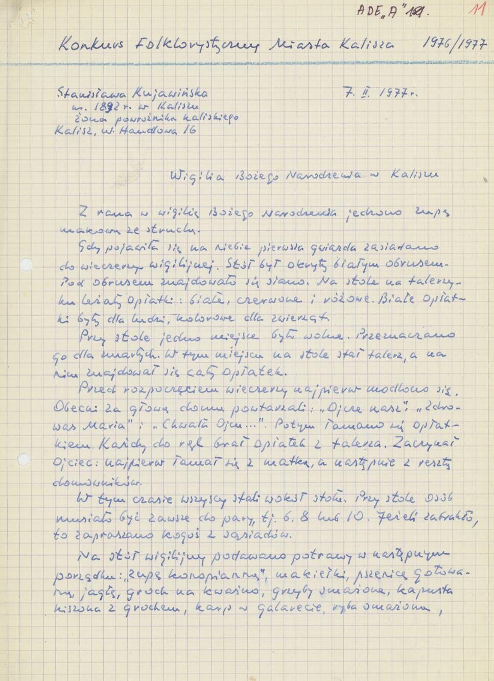 Wigilia Bożego Narodzenia w Kaliszu