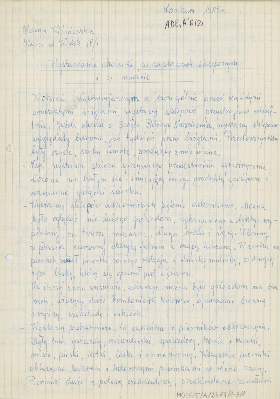 Wystawianie choinki w wystawach sklepowych i w mieście