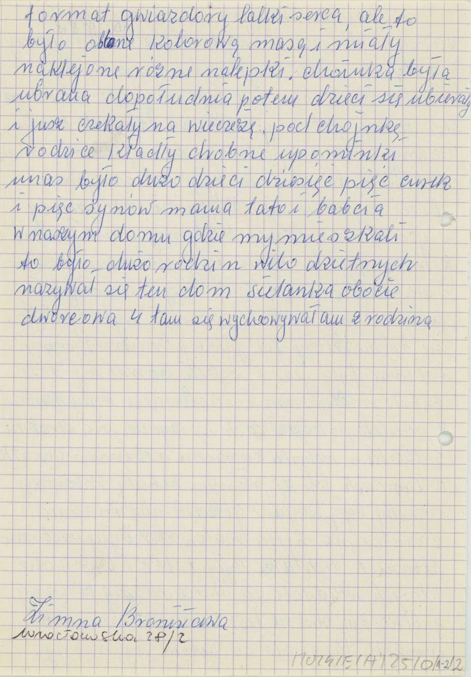 Choinka w moim domu w roku 1925