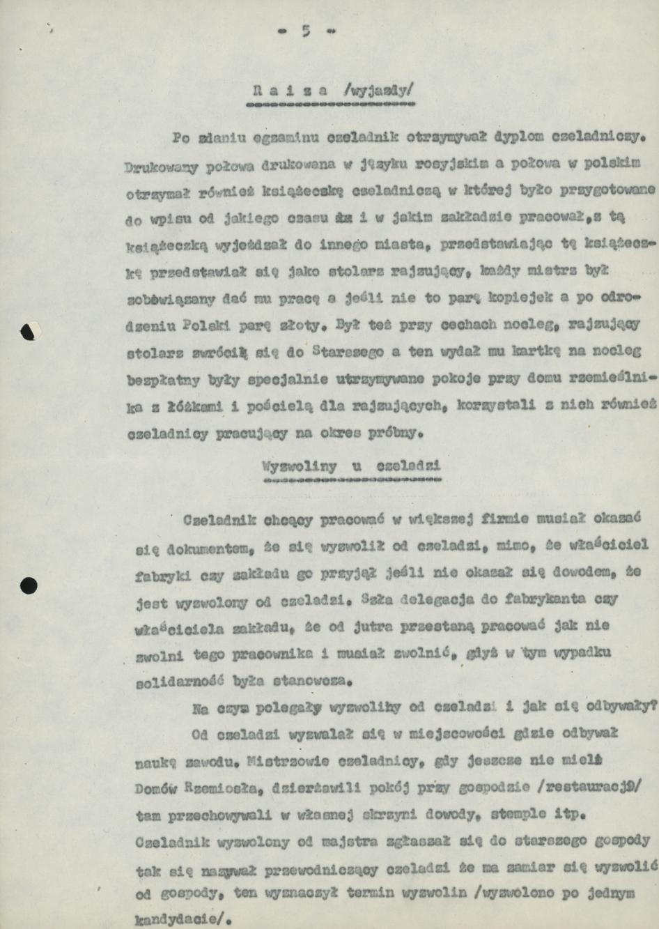 Jak dawniej odbywała się nauka w rzemiośle stolarskim