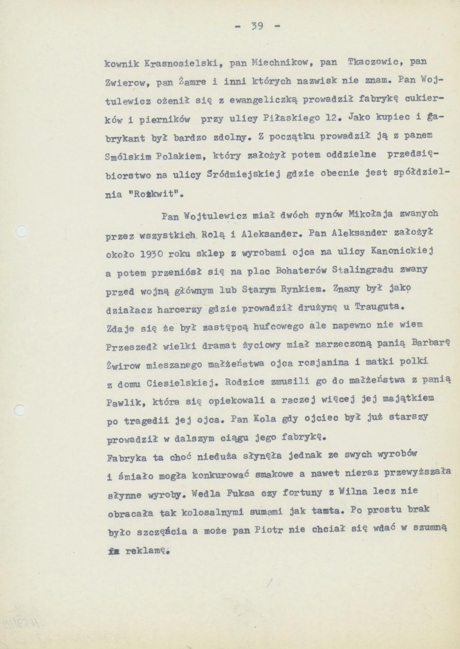 Pamiętnik rodziny i znajomych "Moi i ja i moje miasto", cz. 3