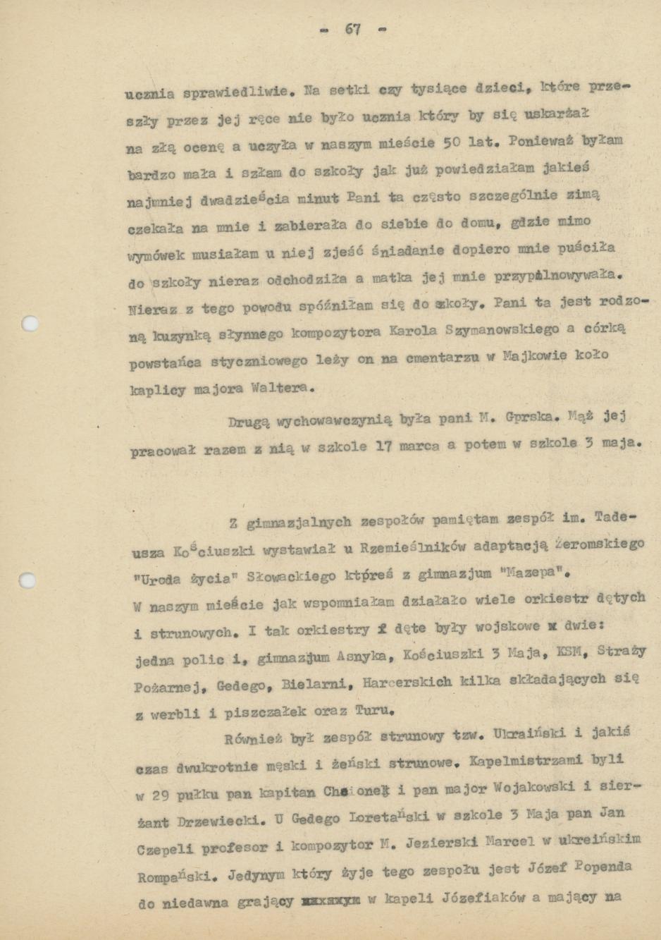 II część Pamiętnika rodzinnego i znajomych "Moi, ja i moje miasto", cz. 6