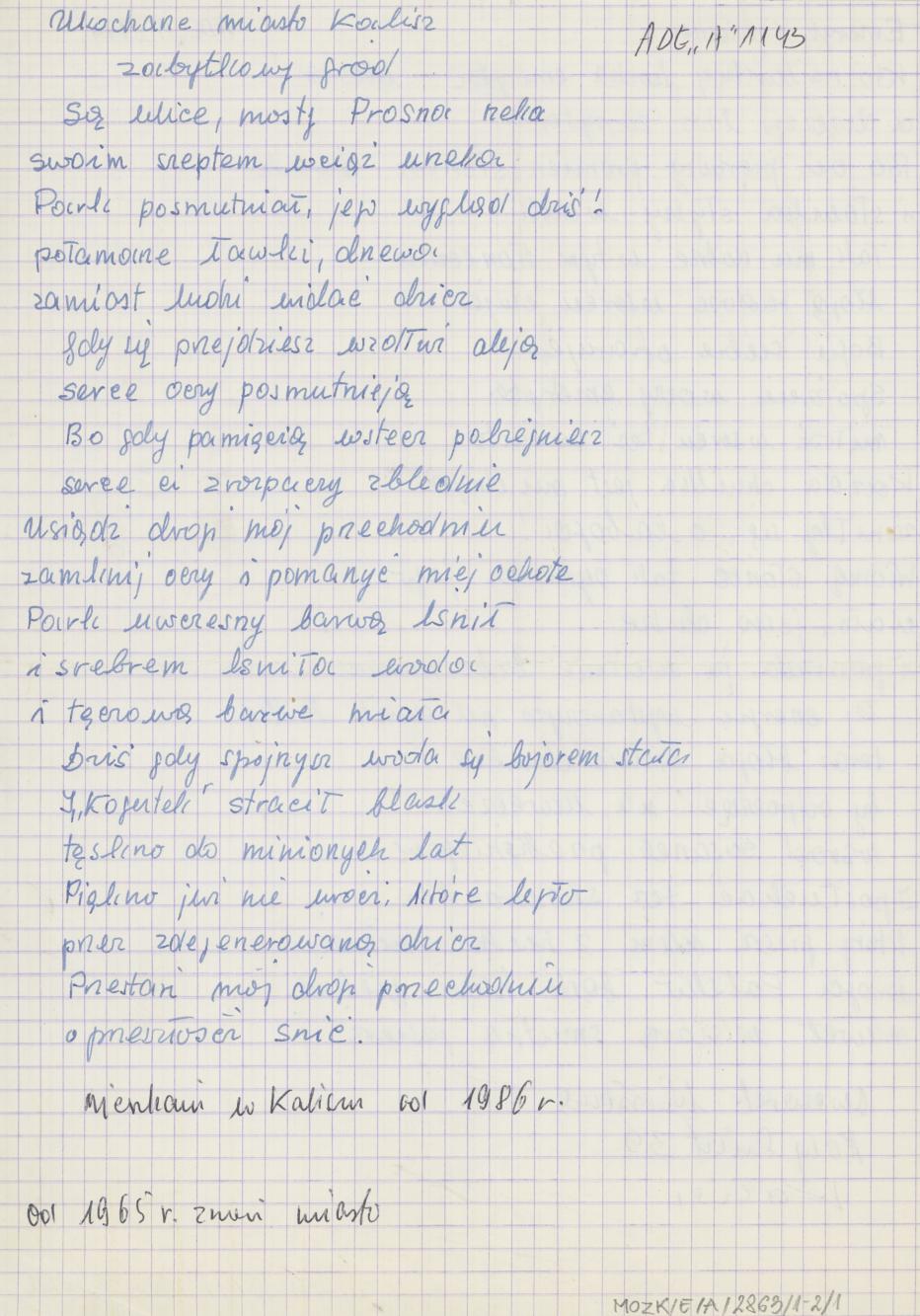 Ukochane miasto Kalisz