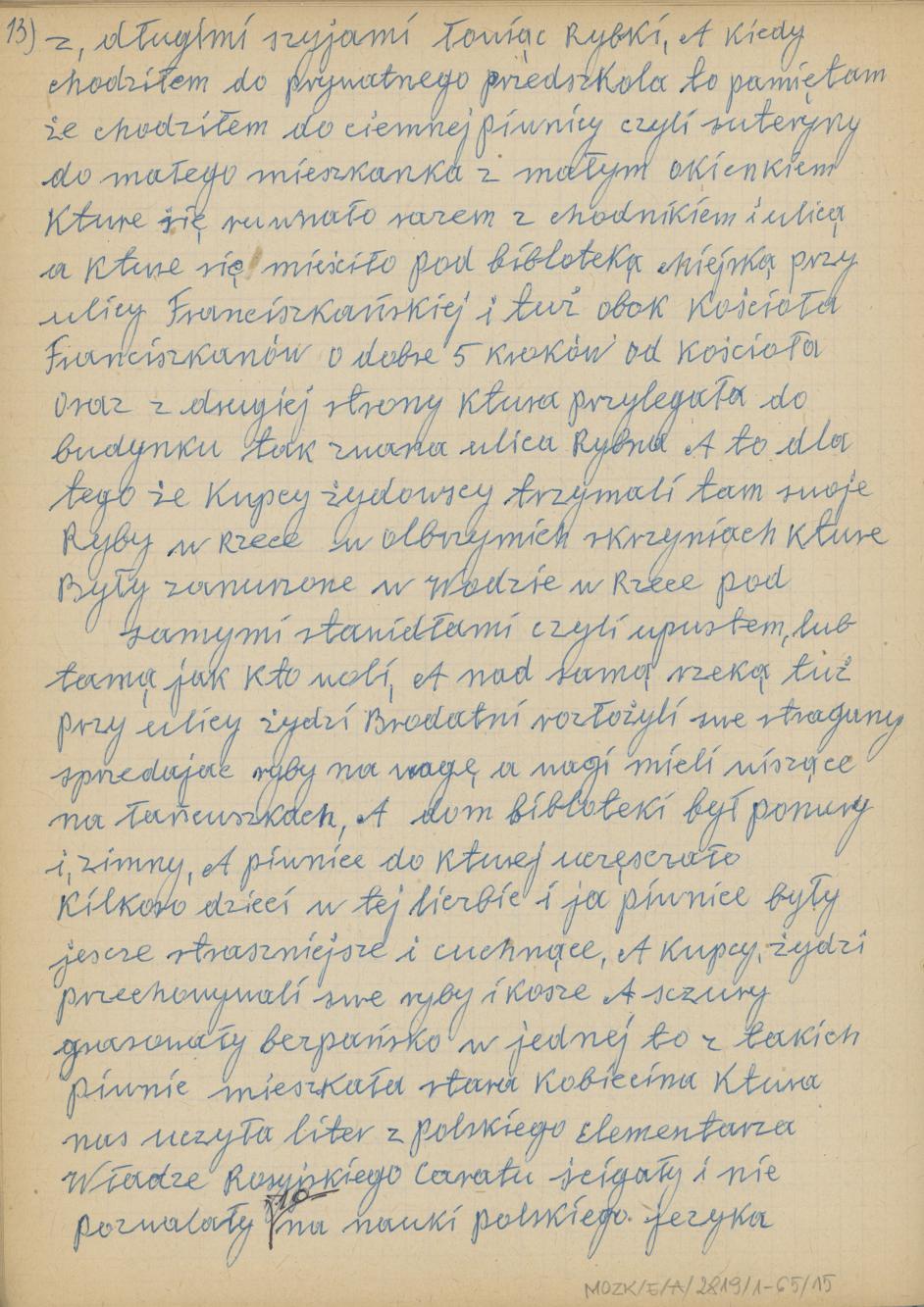 Mój pamiętnik oraz wspomnienia z moich młodych lat i z przeżyć z czasów I wojny światowej, cz. 2