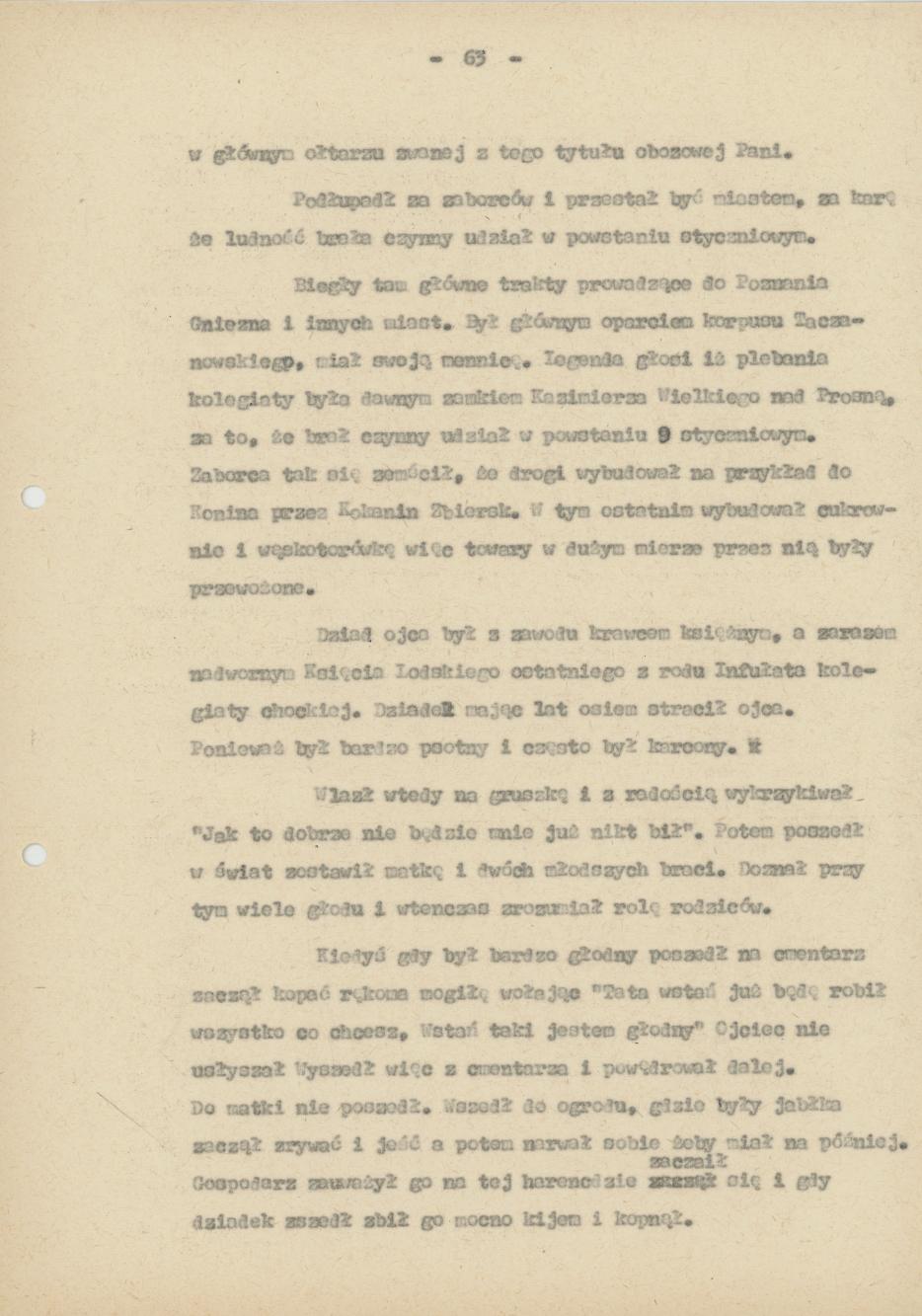 Pamiętnik Genowefy Górczyńskiej "Moi, ja i moje miasto", cz. 5