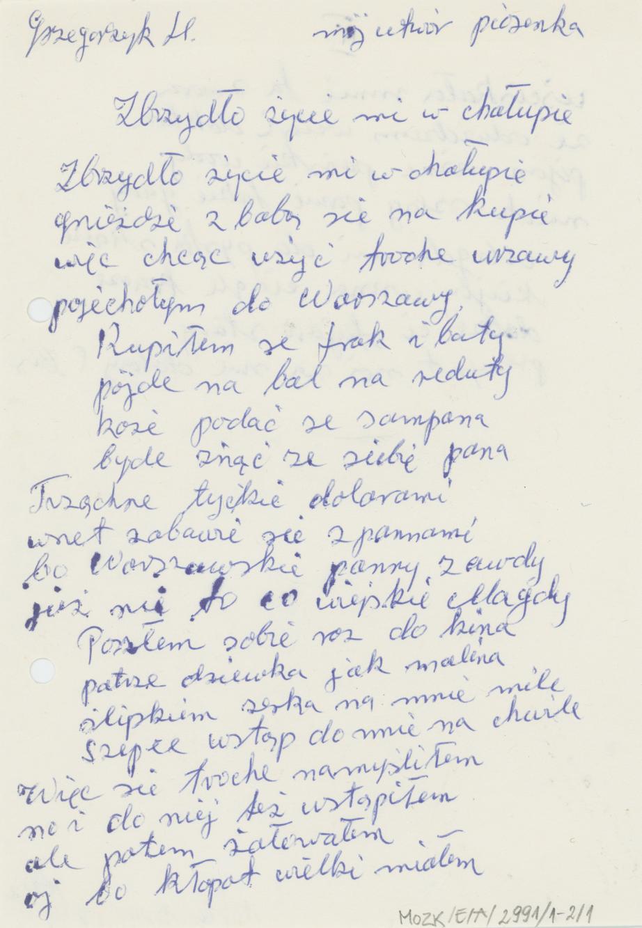 Zbrzydło życie mi w chałupie