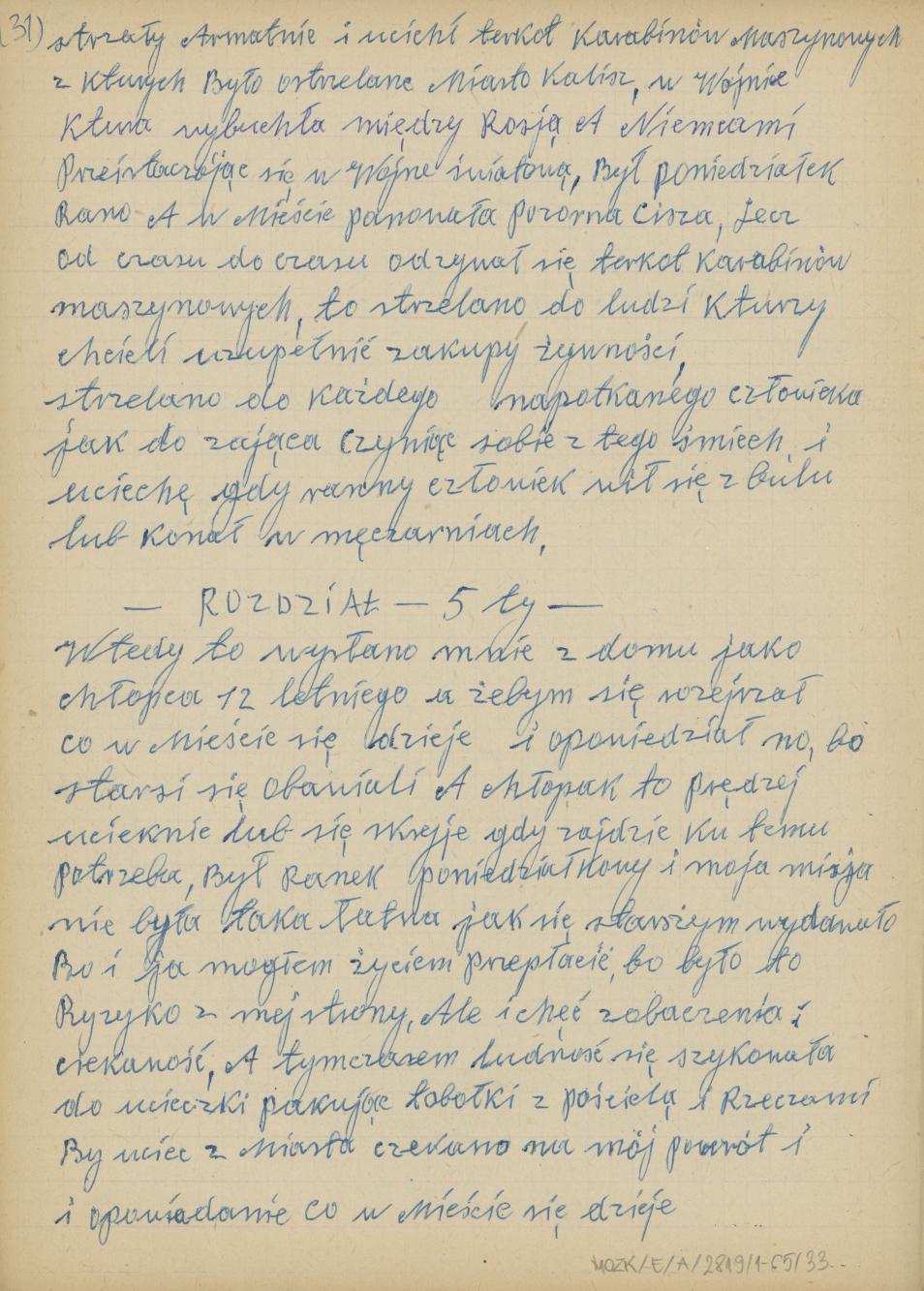 Mój pamiętnik oraz wspomnienia z moich młodych lat i z przeżyć z czasów I wojny światowej, cz. 3