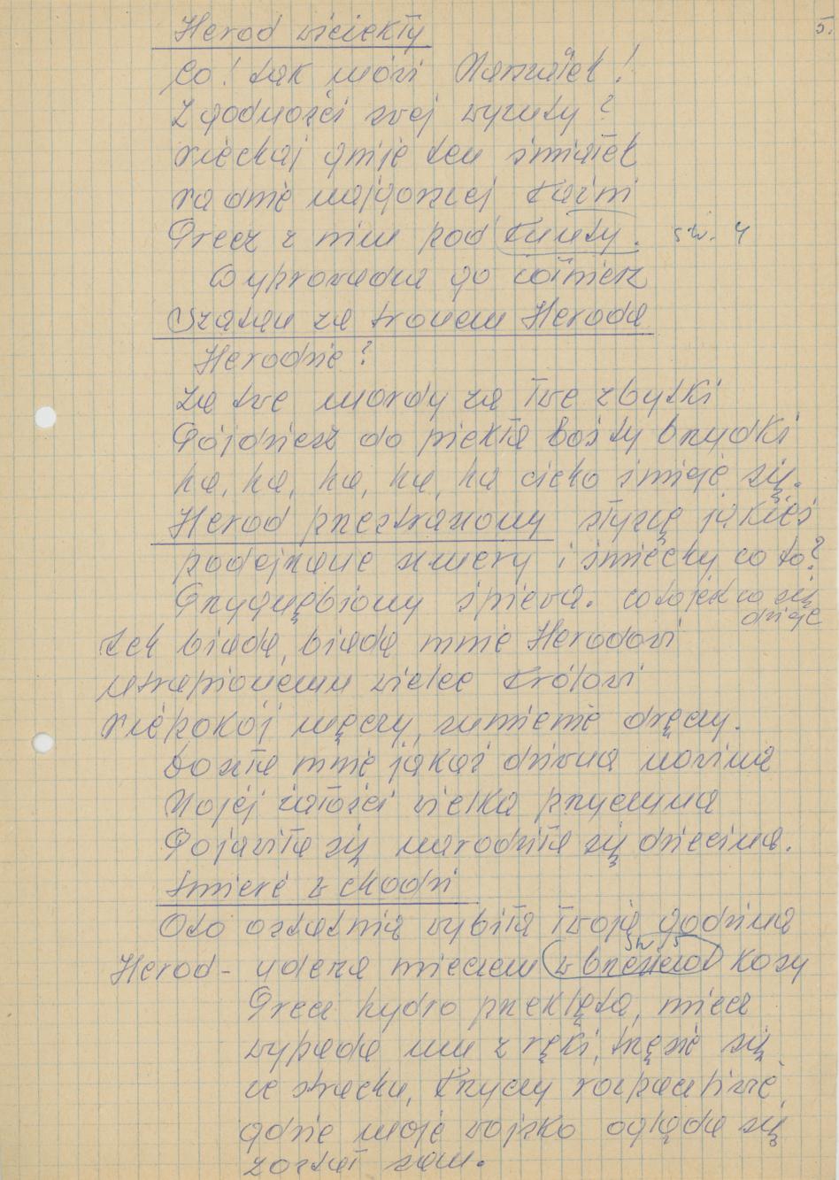 Herody - inscenizacja