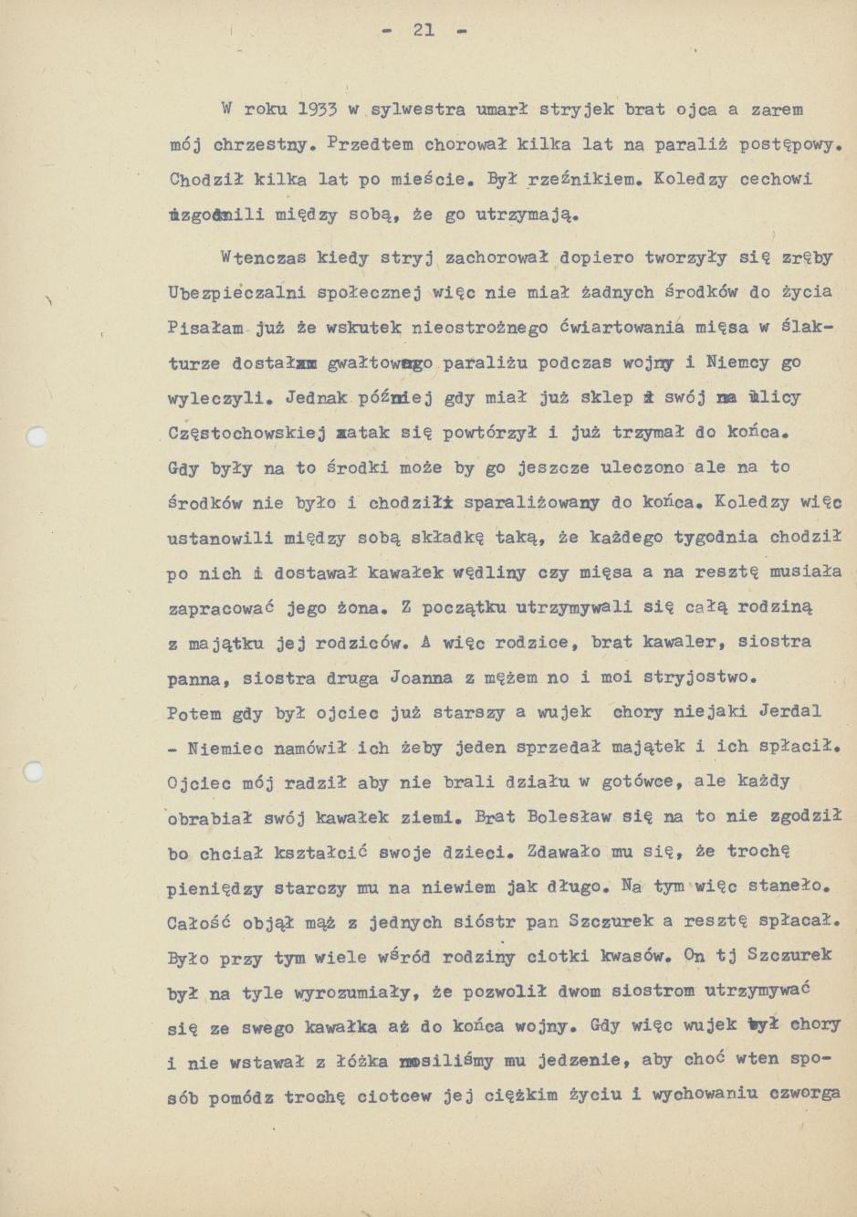 Pamiętnik rodziny i znajomych "Moi i ja i moje miasto", cz. 2