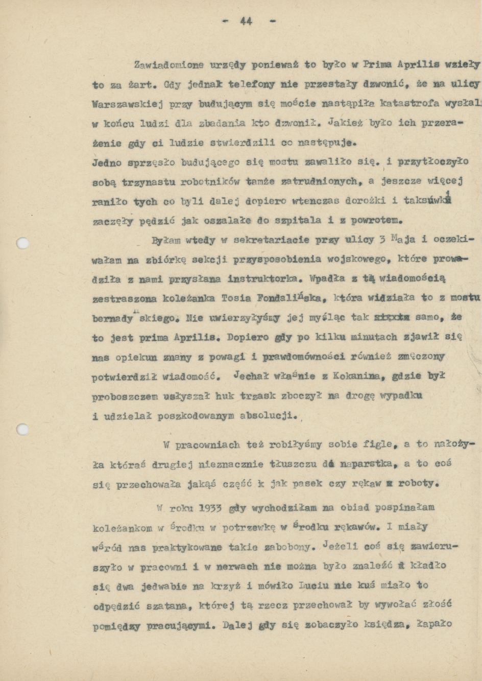 II część Pamiętnika rodzinnego i znajomych "Moi, ja i moje miasto", cz. 4