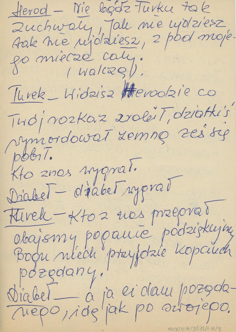 Herody - scenka z przedstawienia