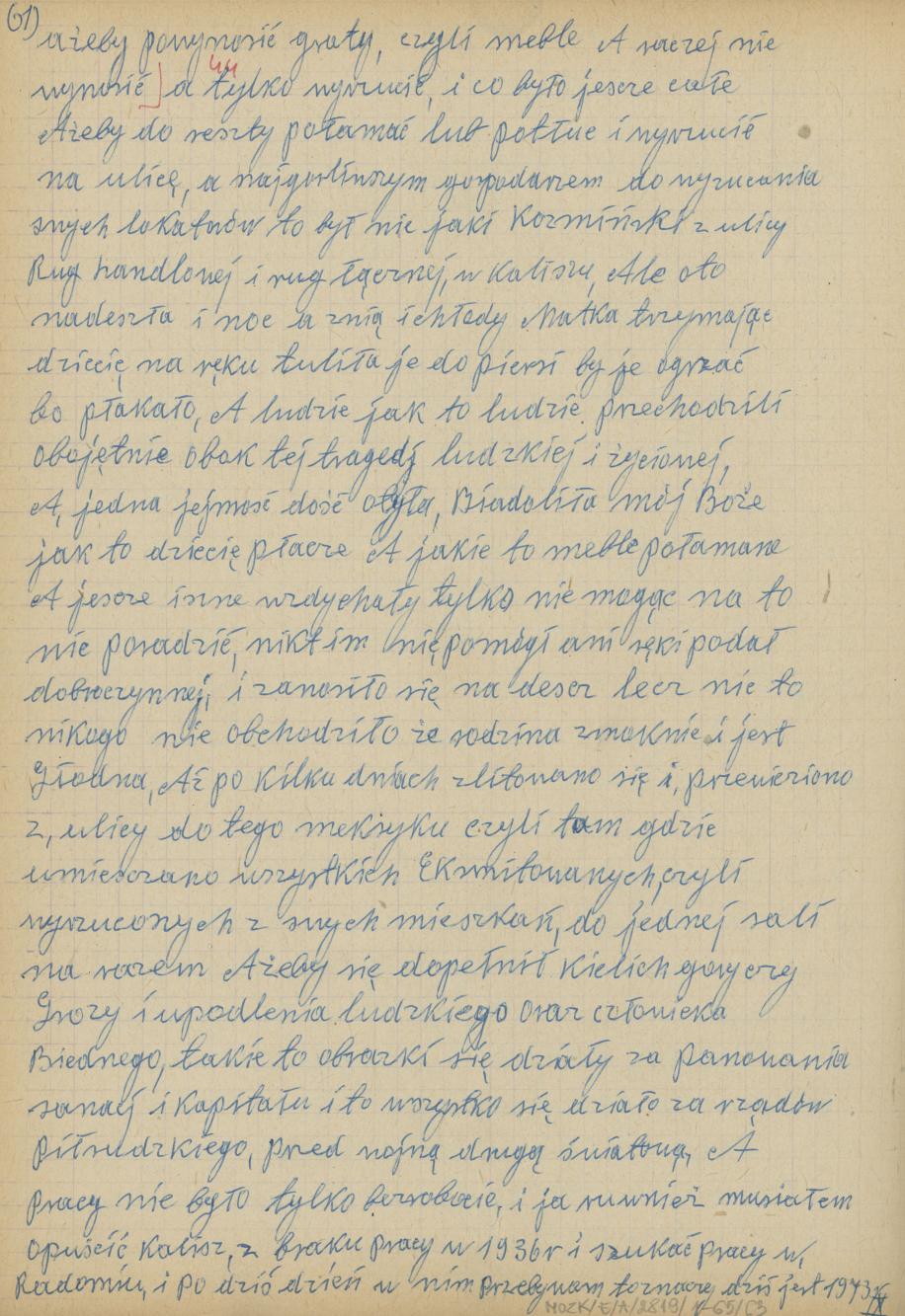 Mój pamiętnik oraz wspomnienia z moich młodych lat i z przeżyć z czasów I wojny światowej, cz. 5