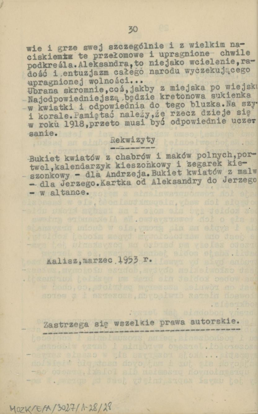 Przedświt wolności - obraz sceniczny ze śpiewami i tańcami, cz. 2