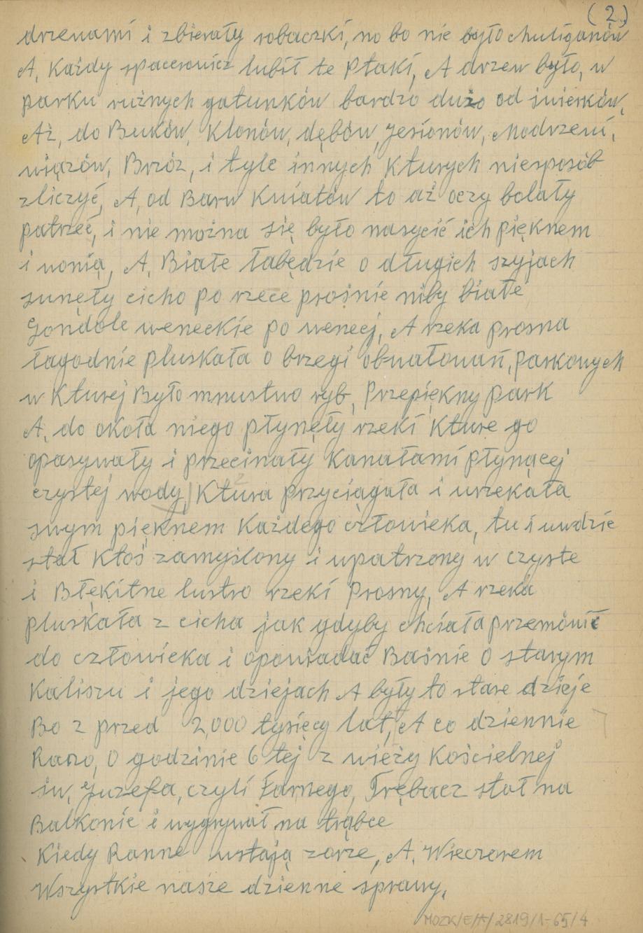 Mój pamiętnik oraz wspomnienia z moich młodych lat i z przeżyć z czasów I wojny światowej, cz. 1