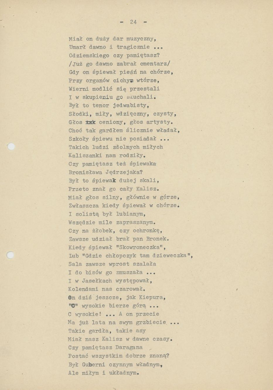 Stary Kalisz. Dzieje przeszłe wierszem, cz. 3