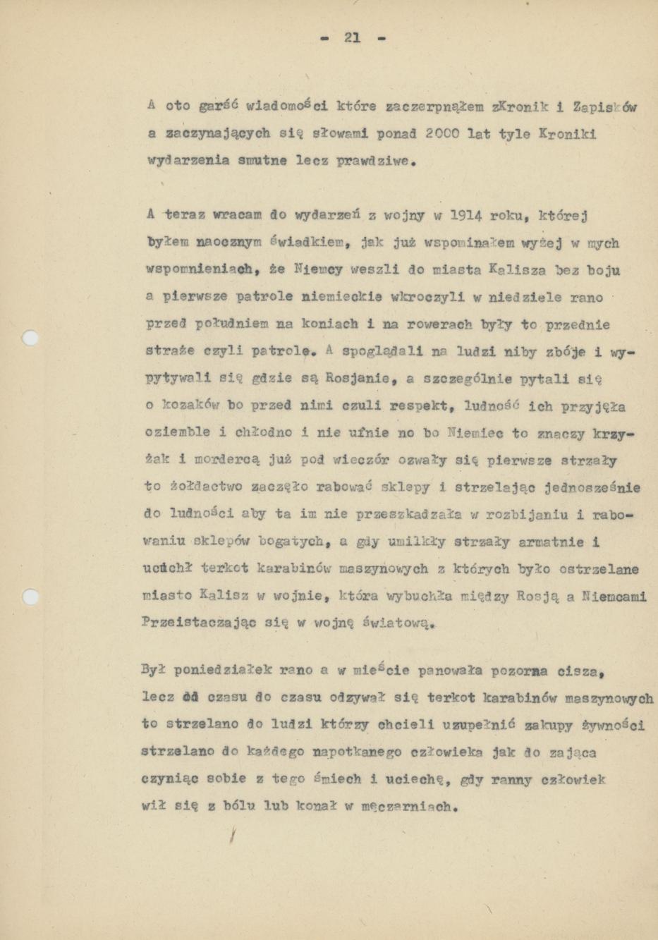 Mój pamiętnik oraz wspomnienia z moich młodych lat i z przeżyć z czasów I wojny światowej, cz. 2